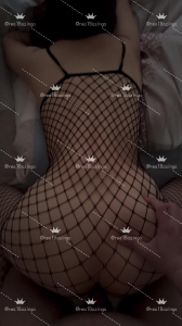 上海浦江镇骚货炮友，渔网无套后入