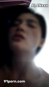 说什么都不让拍，趁享受快感时拍了一小段