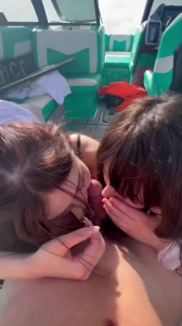 游艇重金无套双飞黑丝情趣内衣气氛组小姐姐