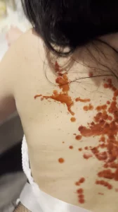 [原创] 浴室滴蜡调教骚母狗2