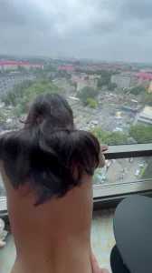 远眺紫禁城  北京落地窗大战极品身材小空姐