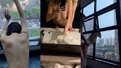 身材很好的超级骚货 非要趴在床边做爱 必须满足她